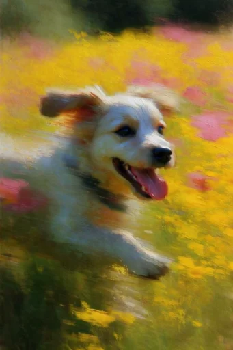 Luminous Impressionist Motion style reference image — dreamy painterly atmosphere
