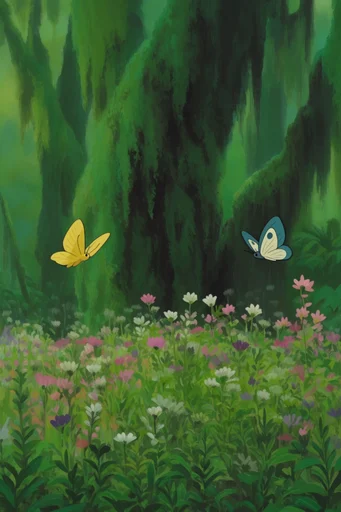 Melancholic Folklore Animation style reference image — soft diffused lighting