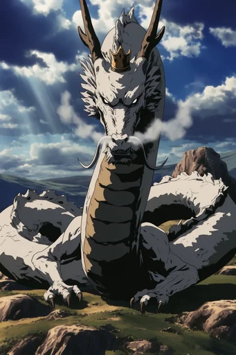Nostalgic Cinematic Anime style reference image — cel-shaded characters