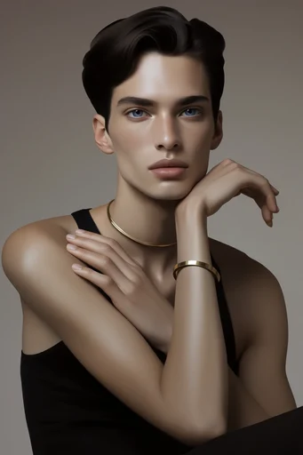 Sculptural Luminous Minimalism style reference image — metallic specular highlights