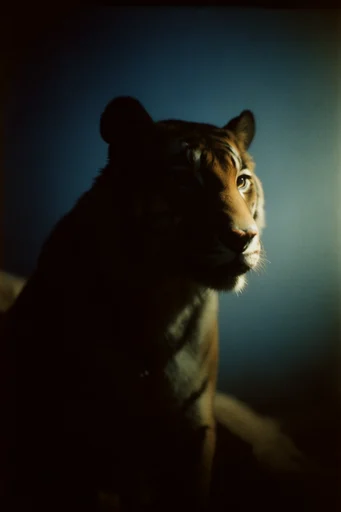 Cinematic Noir Analog style reference image — shallow depth of field