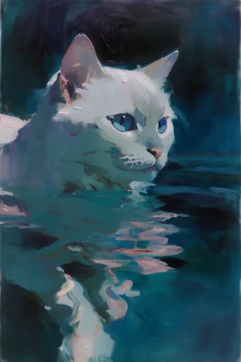 Ethereal Submerged Expressionism style reference image — dreamlike ethereal atmosphere