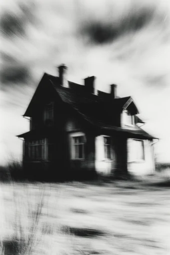 Kinetic Monochrome Noir style reference image — cinematic film grain