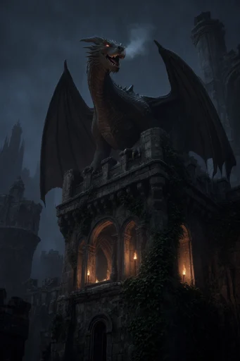 Atmospheric Nocturnal Gothic style reference image — atmospheric mist