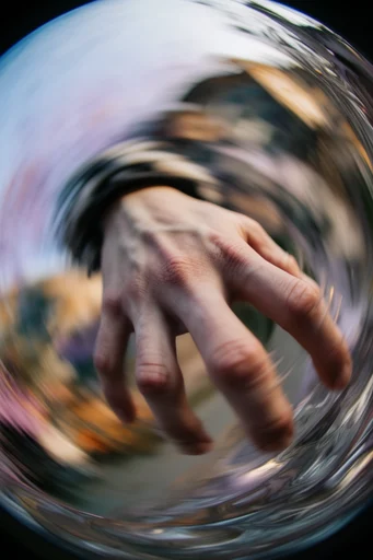 Distorted Cinematic Realism style reference image — cinematic chiaroscuro