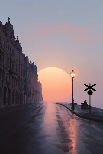 Ethereal Solitary Minimalism style reference image — minimalist silhouette