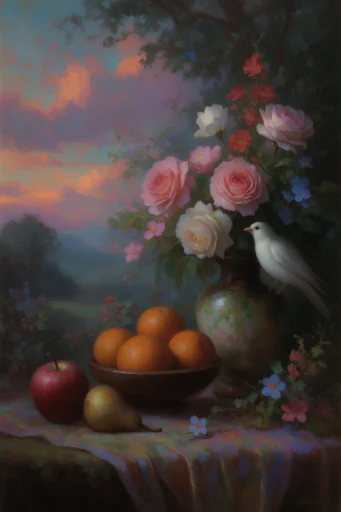 Luminous Mystical Narrative style reference image — ethereal luminous glow
