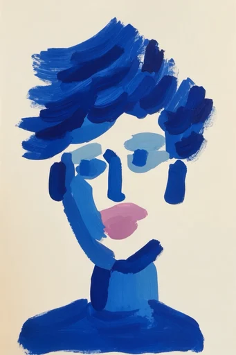 Textured Fauvist Minimalism moodboard — generate AI images in this style