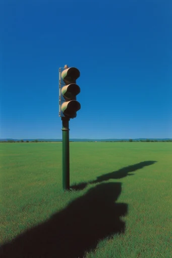 Minimalist Surreal Liminality style reference image — uncanny isolation