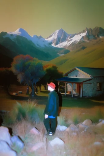 Surreal Liminal Nostalgia style reference image — liminal space