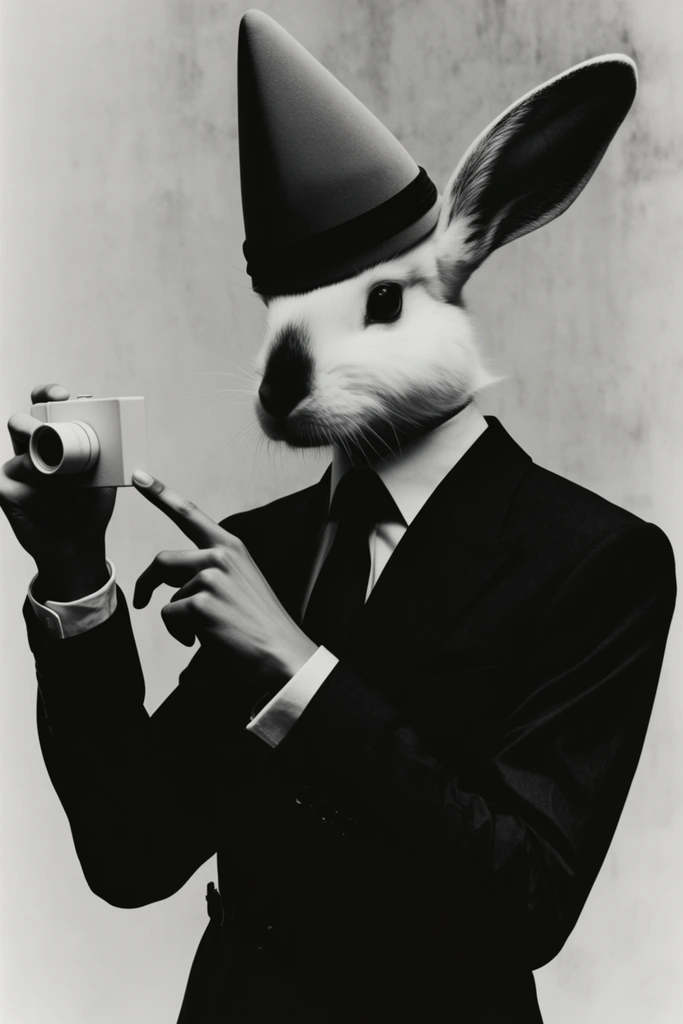 Avant-Garde Noir Editorial style AI image example 3