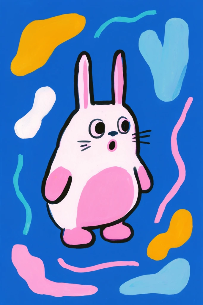 Vibrant Naive Whimsy style AI image example 3