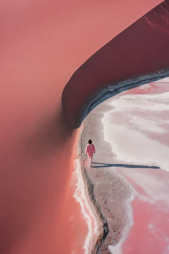 Graphic Aerial Topography moodboard — generate AI images in this style