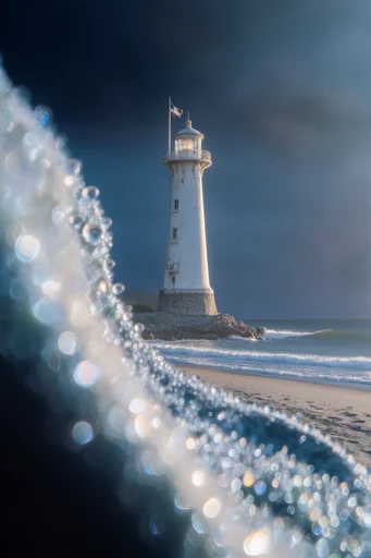 Luminescent Macro Ethereal style reference image — refracted light