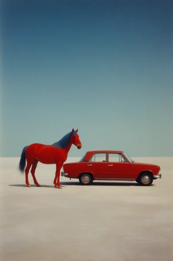 Cinematic Retro Surrealism style AI image example 3