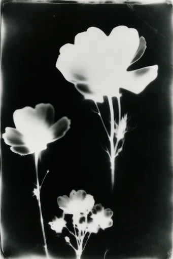 Experimental Monochrome Luminism style reference image — avant-garde light play