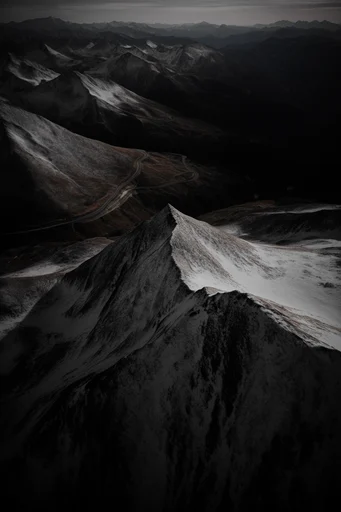 Cinematic Chiaroscuro Noir style reference image — dramatic low-key shadows