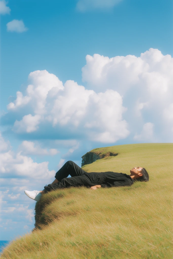 Surreal Liminal Pastoral style AI image example 1