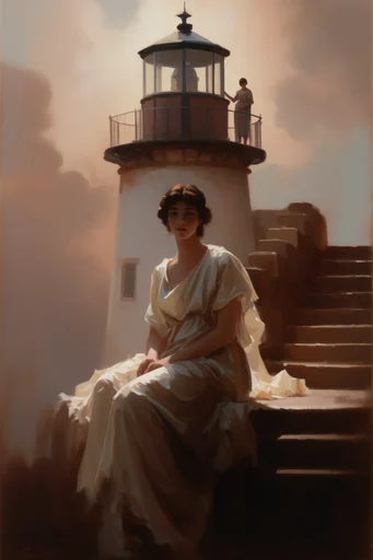 Timeless Sepia Allegory style reference image — ethereal atmosphere