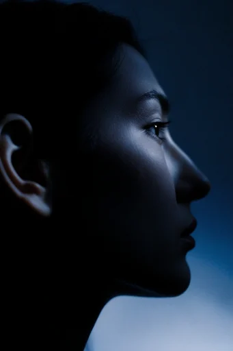 Cinematic Cyan Noir moodboard — generate AI images in this style