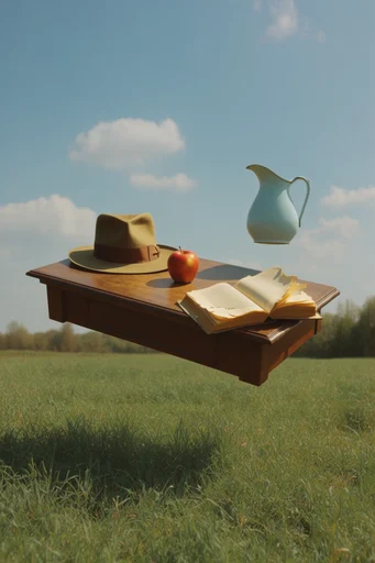 Surrealist Liminal Pastoralism style reference image — liminal space