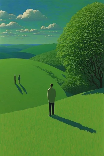 Surreal Pastoral Impressionism moodboard — generate AI images in this style