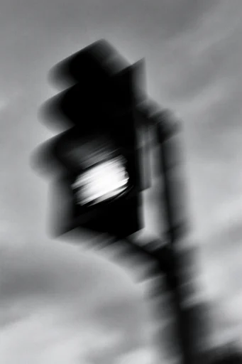 Kinetic Spectral Monochrome style reference image — high-contrast monochrome