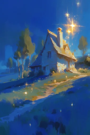 Luminous Celestial Dreamscape style AI image example 4