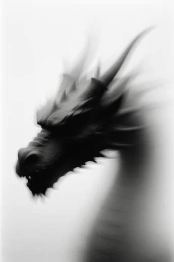 Ethereal Monochrome Motion style reference image — chiaroscuro lighting