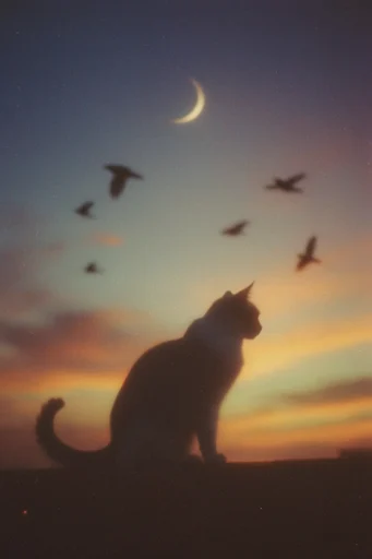 Ethereal Twilight Nostalgia style reference image — surreal melancholia