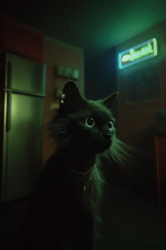 Cinematic Liminal Noir style reference image — analog color cast