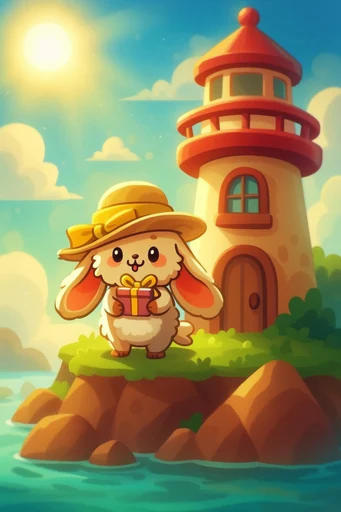 Luminous Whimsical Nostalgia style reference image — painterly digital illustration