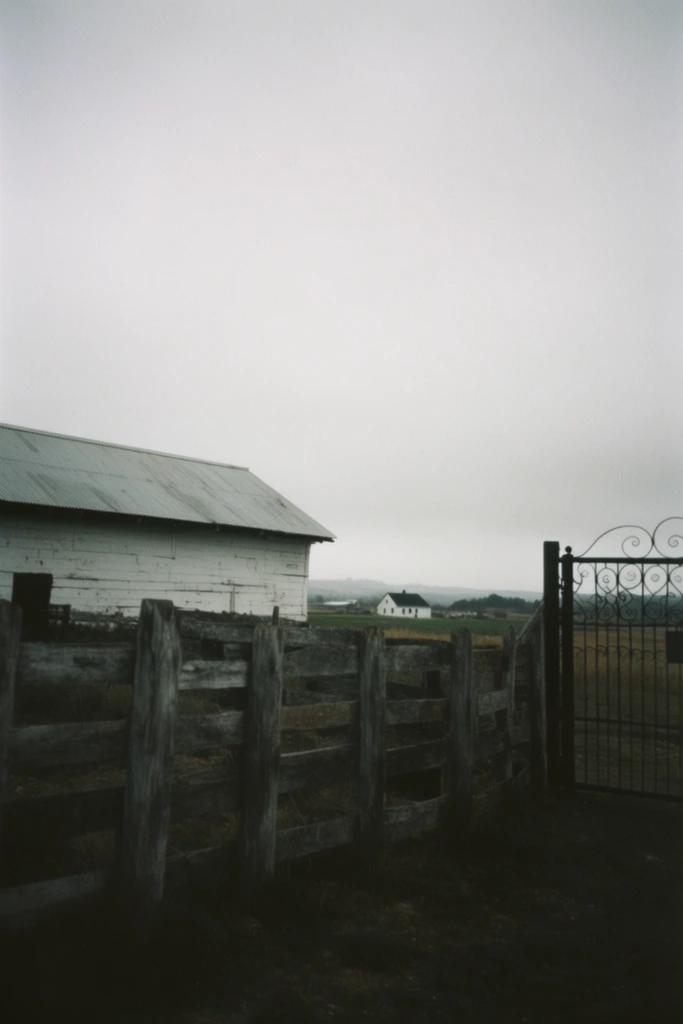 Cinematic Analog Melancholy style AI image example 2