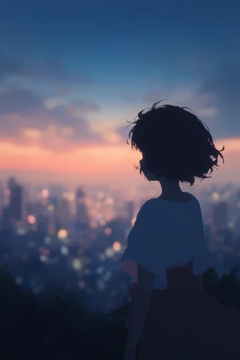 Melancholic Twilight Horizons moodboard — generate AI images in this style