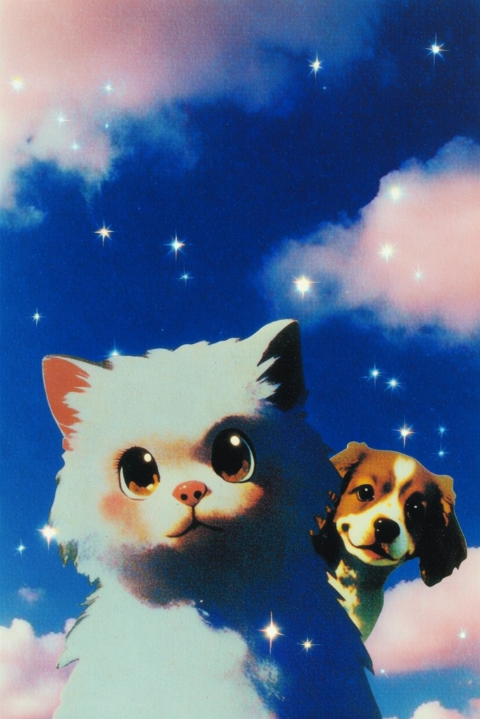 Cosmic Retro-Surreal Glitz style AI image example 3
