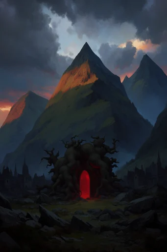 Chiaroscuro Nocturnal Fantasy style reference image — chiaroscuro lighting