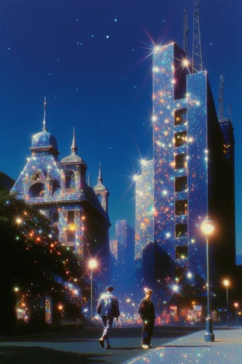 Luminous Cosmic Nostalgia style reference image — bioluminescent glow