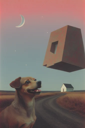 Nostalgic Spectral Surrealism style reference image — ethereal spectral glow