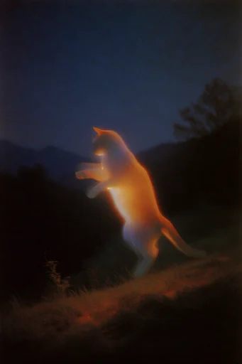 Ethereal Nocturnal Motion style reference image — liminal space