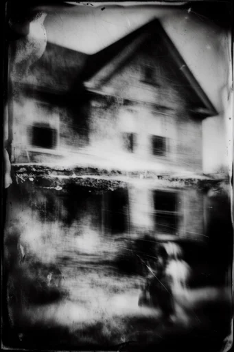 Decayed Spectral Gothic style AI image example 4