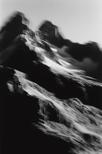 Spectral Motion Noir style reference image — high-contrast monochrome