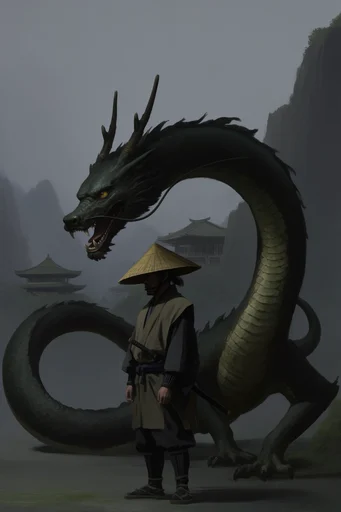 Tactical Ronin Fantasy style reference image — muted earth tones