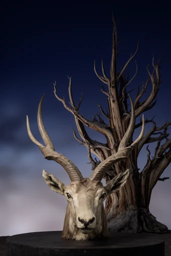 Nocturnal Monolithic Minimalism style reference image — gnarled texture
