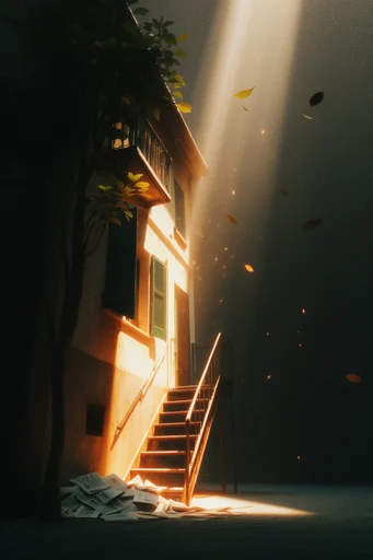 Cinematic Chiaroscuro Noir style reference image — tactile textures