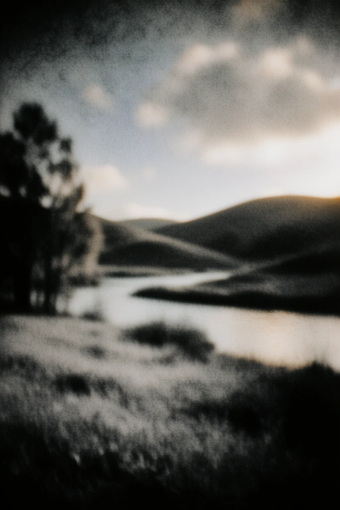 Spectral Darkroom Noir style AI image example 2
