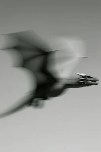 Ethereal Kinetic Monochrome style reference image — spectral photography
