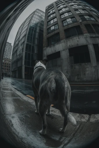 Monolithic Brutalist Distortion style reference image — ominous storm clouds