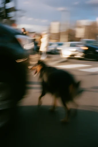 Cinematic Urban Blur style reference image — shutter drag