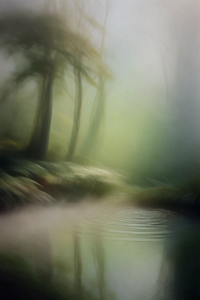 Ethereal Obscured Minimalism style AI image example 2