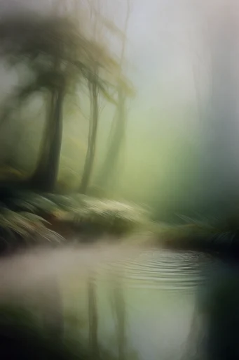 Ethereal Obscured Minimalism style AI image example 2